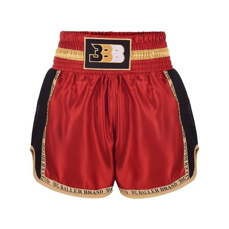 muay thai / k1 šortai bbb raudona muay thai / k1 šortai bbb raudona