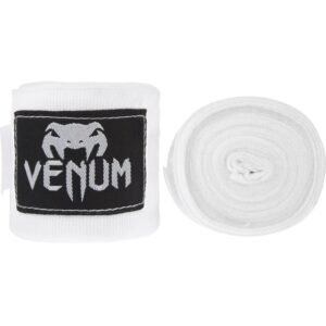 Bokso bintai Venum Kontact 4.5m. - balta
