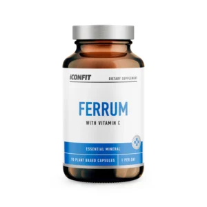 Geležis + Vitaminas C ICONFIT (90 Kapsulių)