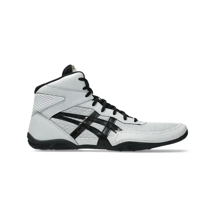 Imtyniu-batai-Asics-Matflex-7-profilis Imtynių batai Asics Matflex 7, pasižymintys išskirtiniu patvarumu, pritaikyti kovos menų treniruotėms ant tatamio.