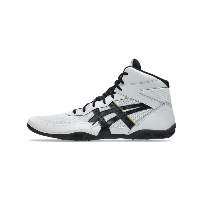 Imtyniu-batai-Asics-Matflex-7-profilis Imtynių batai Asics Matflex 7, pasižymintys išskirtiniu patvarumu, pritaikyti kovos menų treniruotėms ant tatamio.
