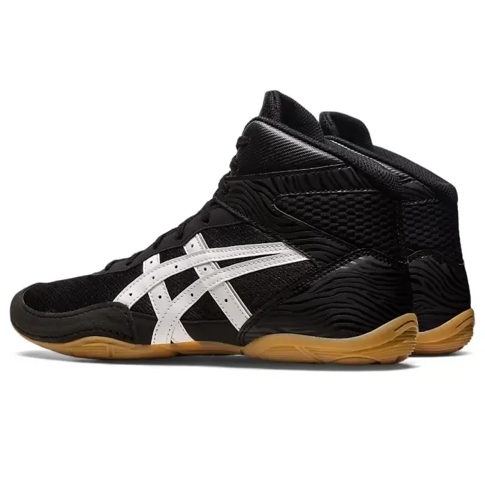 Imtyniu-batai-Asics-Matflex-7-profilis Imtynių batai Asics Matflex 7, pasižymintys išskirtiniu patvarumu, pritaikyti kovos menų treniruotėms ant tatamio.