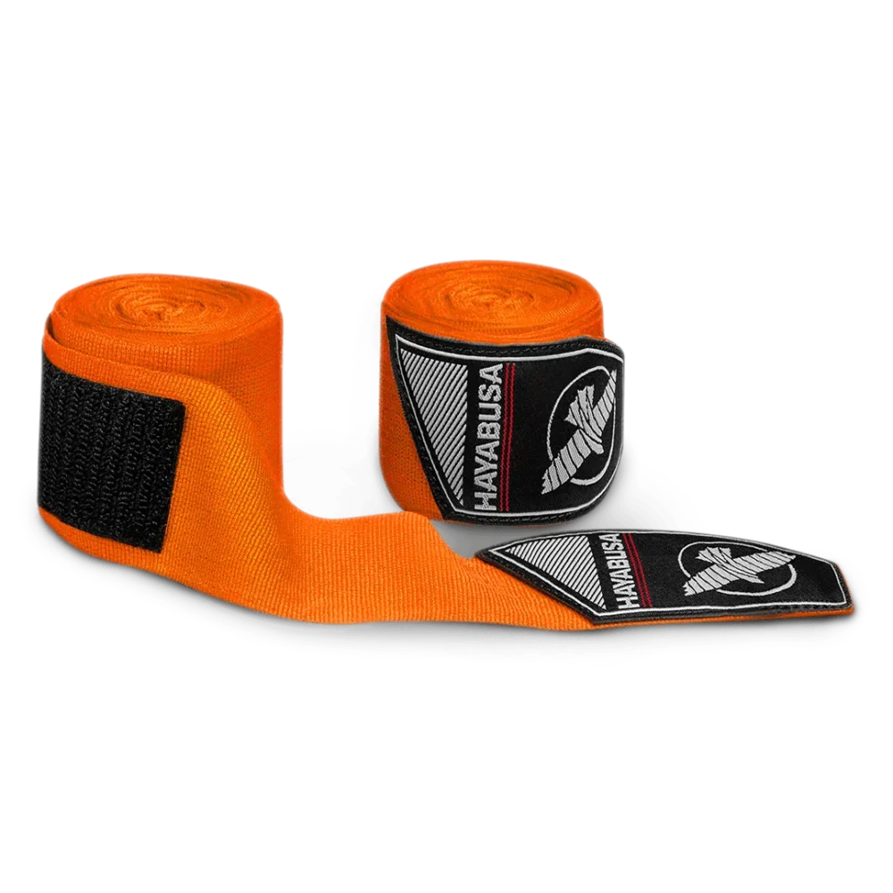 PerfectStretchHandwraps_Orange_Group Bokso bintai HAYABUSA Perfect stretch 4,5m. - oranžinė