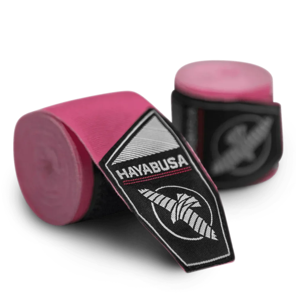 PerfectStretchHandwraps_Pink_MainImg Bokso bintai HAYABUSA Perfect stretch 4,5m. - rožinė