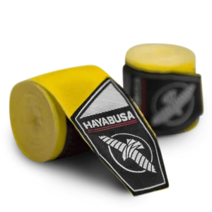 PerfectStretchHandwraps_Yellow_MainImg Bokso bintai HAYABUSA Perfect stretch 4,5m. - geltona