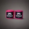 Bokso-bintai-Venum-Kontact-Neon-Pink-4-5m(1) Neoninės rožinės spalvos bokso bintai Venum Kontact 4.5m ilgio iš elastingos medvilnės.